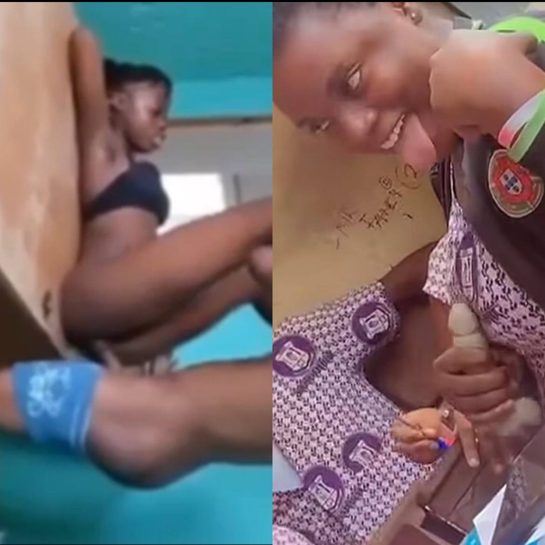 Senior prefect of naija secondary school fuck female student in principal office