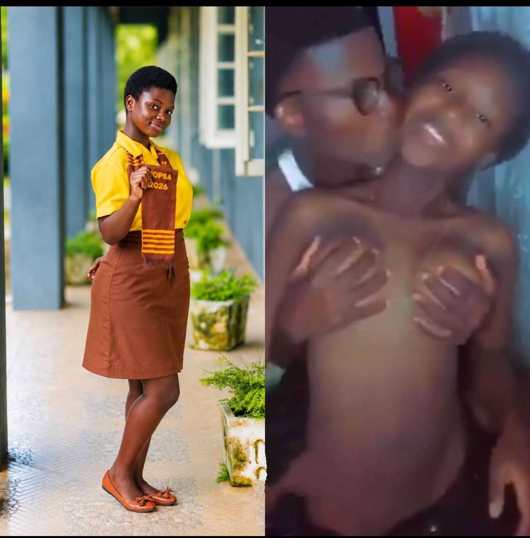 Ghana high school teen girls and boyfriend sex video