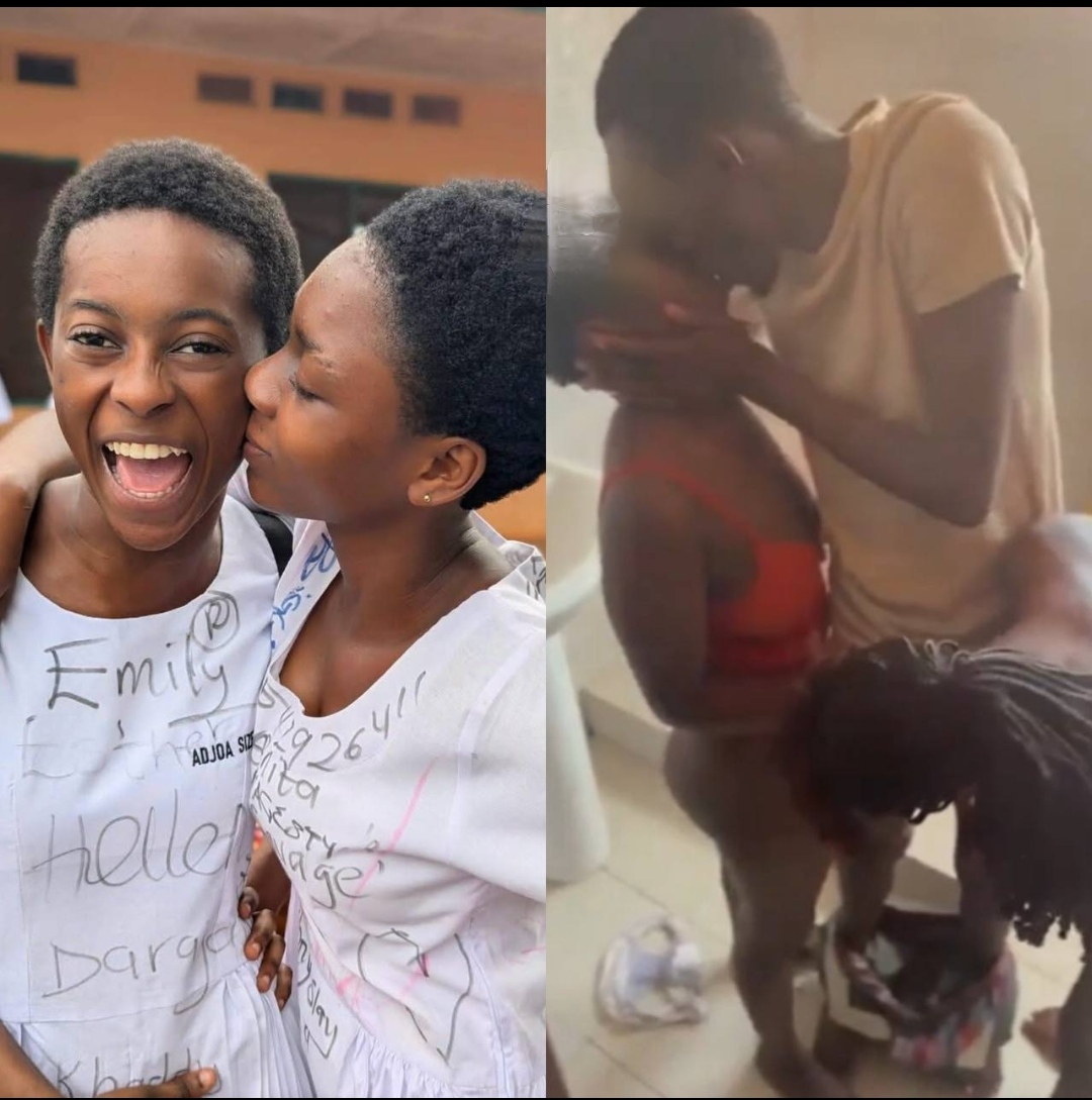 Two school girls fuck corper after waec exams
